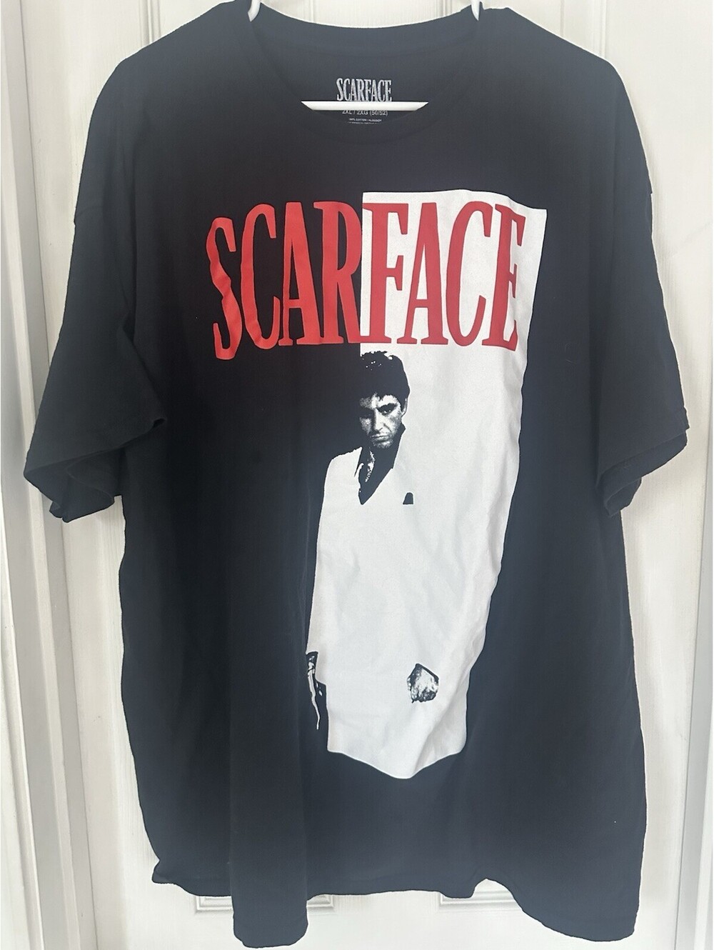Scarface Tony Montana Black Shirt - Movie Graphic Size 2XL